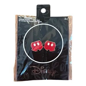 NEW Disney Limited Edition 2024 Mickey Pants Red Yellow  Post Pierced Earrings